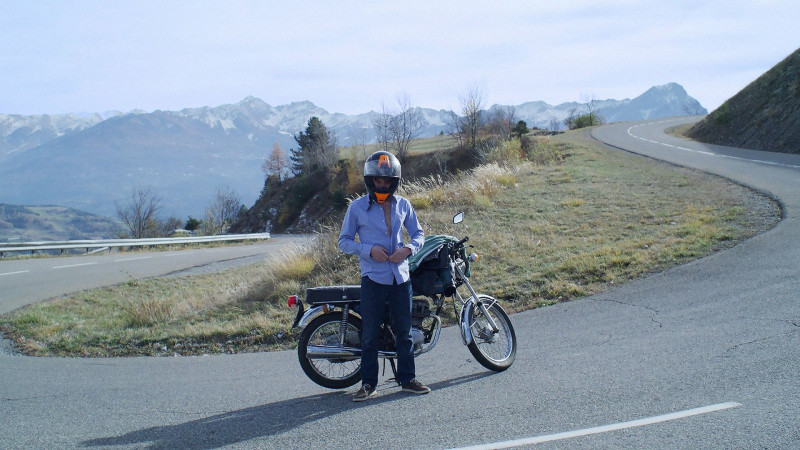 Laurent dans le vent